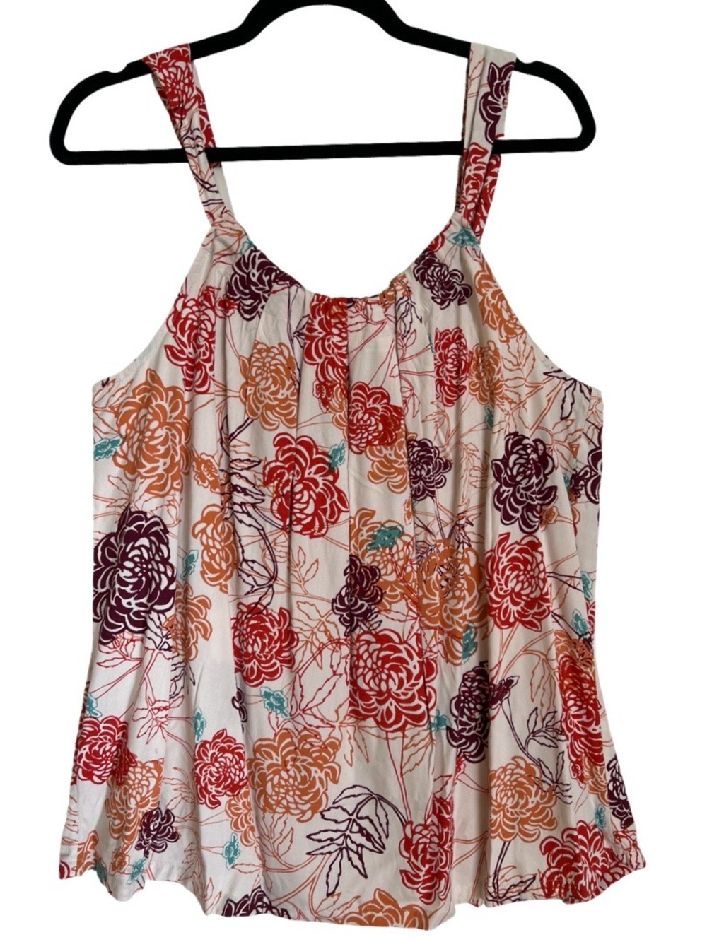 Tommy Bahama Floral Flowy Tank SZ Large